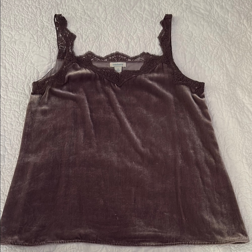 Sundance Silk/Rayon Velvet Cami